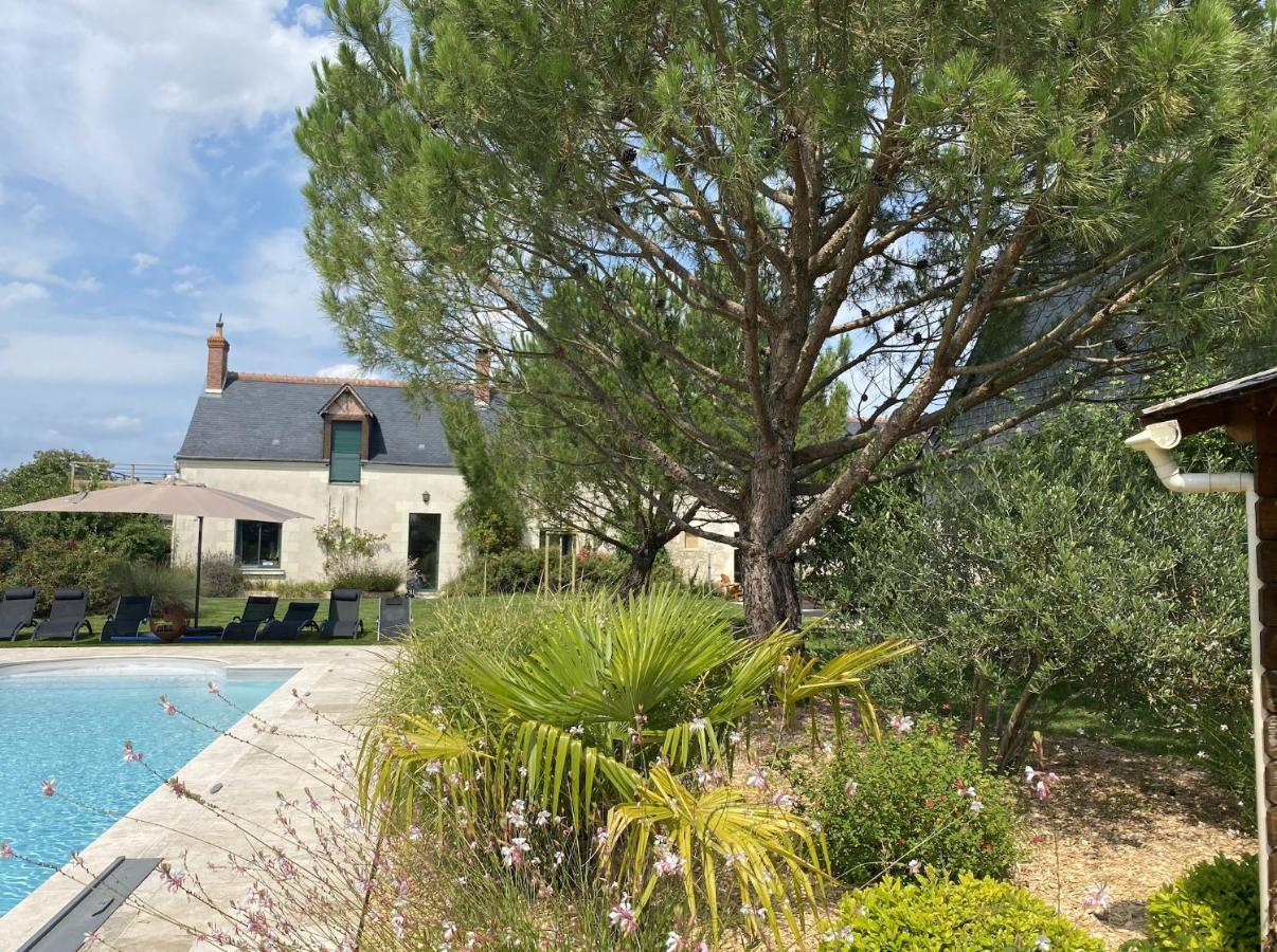 Bed and Breakfast Ferme De L'Ereau Louans Exterior foto